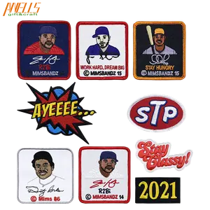 Toppa per giacca doganale degli stati uniti personalizzata Dragon Spider Wolf ricamo ferro cucire su Applique distintivo emblema ricamato - Product Image 1