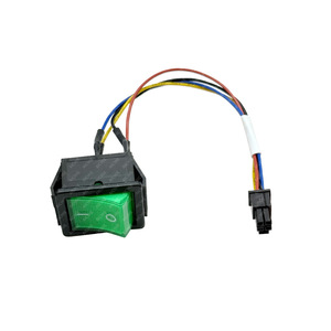 Interruptor basculante LED verde con cable, 4 pines, 2 posiciones, 1A 250V AC/DC, montaje en panel, SPST independiente para alimentación de equipos - Product Image 5