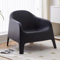 Moderne Simple Mode Tout-Plastique Moulage Intégré Loisirs Bureau Chaise D'ordinateur Maison Empilable Salle À Manger Chaise Jardin Disponible