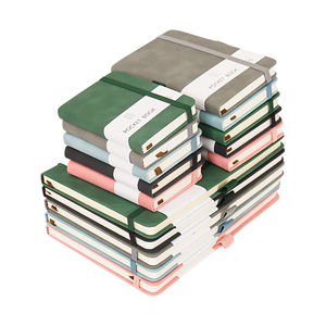 Carnet personnalisé avec logo sur mesure, promotionnel, A5, A6, A7, 100 feuilles, en cuir PU, couverture rigide avec lien de fermeture - Product Image 6