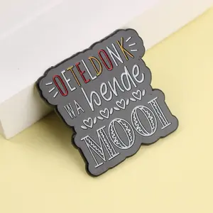 Oeteldonk WA bende <span class=keywords><strong>mooi</strong></span> Enamel โลหะเคลือบเข็มกลัดป้ายกระเป๋าเป้สะพายหลังเสื้อผ้าเครื่องประดับ DIY ของขวัญสำหรับเพื่อน - Product Image 5