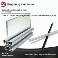 Profilé en aluminium industriel 8 clips 4040, bande à rainure en U, plexiglas acrylique, bande de serrage intégrée, service de découpe sur mesure