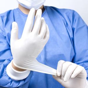 Gants en nitrile blanc sans latex hôpital examen dentaire protecteur sans poudre jetables 4mil gants en nitrile pour médical - Product Image 3