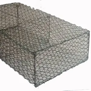 싼 가격 80x100mm dipped 담dipped 진 직류 전기를 통한 6 각형 철망사/gabion 상자