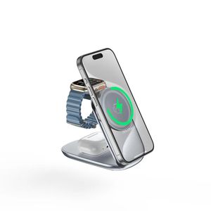 Station de charge rapide 3-en-1 Chargeur sans fil pour IPhone, pour <span class=keywords><strong>Apple</strong></span> Watch et pour AirPods - Product Image 2