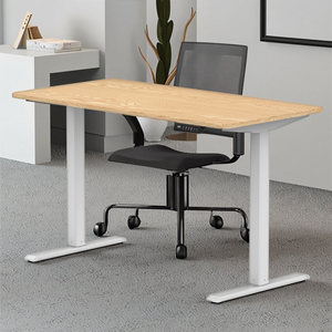 Escritorio de oficina ajustable en altura de diseño moderno, mesa para sentarse, cómoda posición de pie, convertible, extensible, plegable - Product Image 2