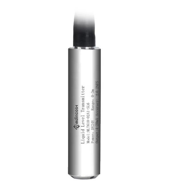 MLT610: Industrial 0.2% Submergible Pressure Level Transmitter with 0-1Mpa/0-2Mpa,IP68,4-20mA/0-10VDC/RS485 Output for Liquid