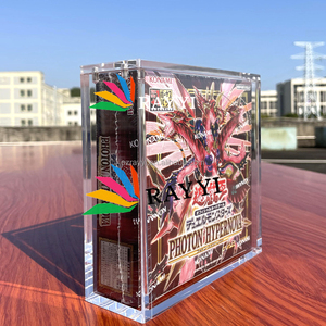 Boîte de protection magnétique RAY YI en acrylique résistant aux UV pour cartes Yugioh, présentoir pour <span class=keywords><strong>YO</strong></span> GI OH - Product Image 5