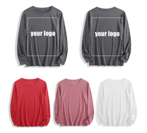 Edgy Gothic mắt & kịch bản đồ họa dài tay áo T-shirt, chúng tôi kho, 4 màu sắc, tùy chỉnh thiết kế - Product Image 5