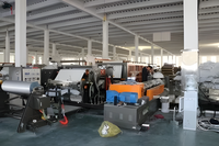 Machine de stratification de revêtement de caoutchouc butyle Non-tissé feuille d'aluminium ligne de Production de ruban de mastic butyle Machine d'extrusion de butyle