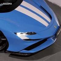 Kit Carrosserie OEM en Carbone Sec pour Ferrari SF90 : Spoiler Arrière, Diffuseur, Jupes Latérales, Canards Avant, Splitter, Cache et Capot Avant