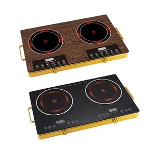 3500W 2燃烧器红外灶具厨房电器感应红外灶具双红外电饭煲 - Product Image 2