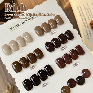 Miss Gooey - Set de Esmaltes de Uñas en Gel de Otoño, 6 Colores, Sin TPO ni HEMA, Marca Privada, Fabricación OEM/ODM, Alta Pigmentación, <span class=keywords><strong>Kit</strong></span> de Esmalte de Uñas en Gel UV - Product Image 4