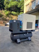 Compresseur d'air à vis tout-en-un RTTW 7,5 kW 10 CV avec sécheur réfrigéré externe et réservoir pour la réparation automobile