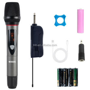 TNH UM- WX605 universale UHF senza fili microfono riduzione del rumore per la scheda Audio esterna Karaoke Performance sul palco - Product Image 5