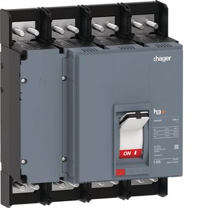 HMQ991AR ปรับแต่งได้ด้วยสวิตช์ตัดวงจร Hagers รุ่น h3+ PW1600 4P 1600A - Product Image 1