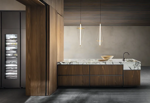 Ensemble de salle à manger en marbre haut de gamme, moderne et écologique, sur mesure, pour la rénovation de maisons de luxe, avec rangement intégré, mobilier de maison complet - Product Image 4