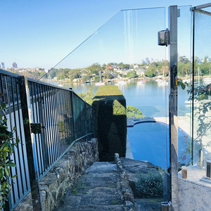 Hiện Đại SS 2205 Nhiệm Vụ Nặng Nề Thép Không Gỉ Mùa Xuân Bản Lề Satin Kết Thúc Dễ Dàng Cài Đặt Tường Kính Ứng Dụng Ngoài Trời Tắm Cửa - Product Image 4