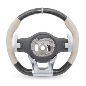 <span class=keywords><strong>Volant</strong></span> en fibre de carbone blanc OEM pour Mercedes Benz AMG Classe C E A160 W167 W163 W177 CLA 250 <span class=keywords><strong>W208</strong></span> - Product Image 4