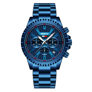 NIBOSI 2505 Relojes de cuarzo para hombres Elegante lujo Nueva tendencia Diseño Superventas Banda de acero inoxidable Impermeable Fábrica al por mayor - Product Image 5