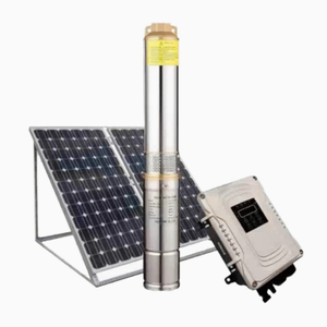 High Stainless Steel 30 Meter Borehole Solar Submersible <b>Pump</b> System Solar Powered Water <b>Pump</b> with OEM Support - Product Image 1