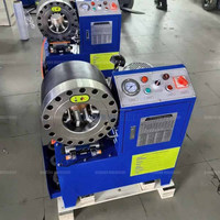 Nouvelle Conception Machine de Sertissage de Tuyaux Hydrauliques de 2 Pouces 6-51mm pour Excavatrice, Sertissage de Tuyaux en Caoutchouc, 220V, Composants PLC Essentiels