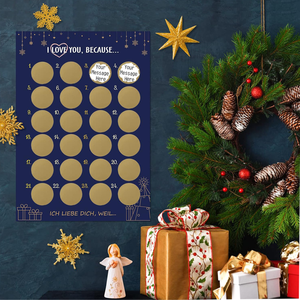 Tùy chỉnh <span class=keywords><strong>Scratch</strong></span> Off Advent lịch - Product Image 3