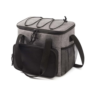 Neoprene Insulated Cooler Bag Portable Picnic Backpack Blue with Mesh Side Pocket All Seasons Use - Product Image 4