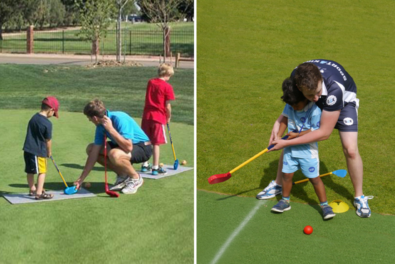 PGM JRTG012 children golf club set kids golf training trainer clubs set