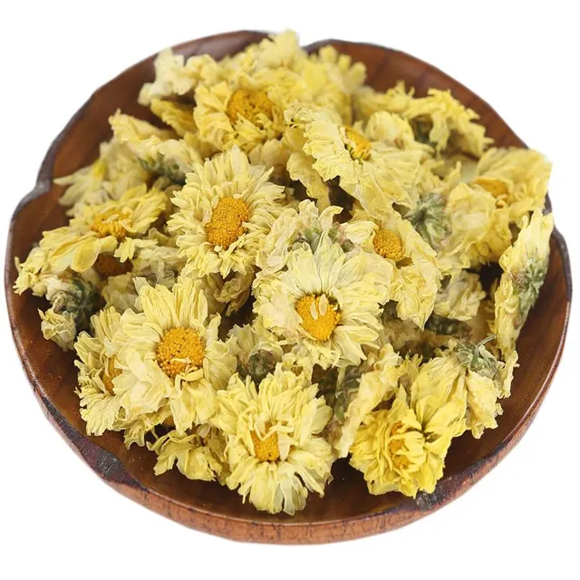中国の咲くお茶の花黄色の菊茶