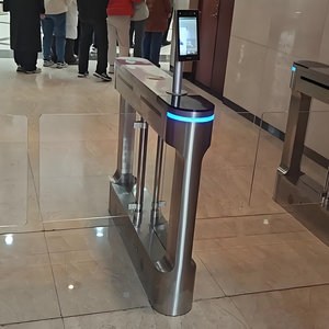 שער מחסום נדנדה לבקרת כניסה ויציאה של הליכונים ונוסעים במרכז כושר GYM - Product Image 1