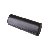Boîte à montres en cuir PU noir de qualité supérieure à 4 emplacements, étui de rangement et de présentation durable pour collection de montres pour hommes