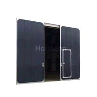 Portes de passage industrielles en acier à double battant pour ateliers et centres logistiques