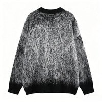 Pull en maille personnalisé pour homme, col ras du cou, jacquard à lettres, côtelé, manches longues – Fournisseur d'usine