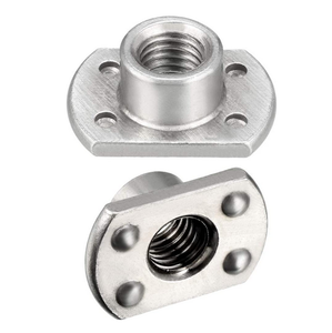 Flange Nut M10 Metric Zinc Plated Class 8.8 Right Hand <b>Thread</b> CNC Machined Flat Head Industrial Fastener - Product Image 5