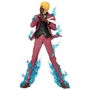 Statuetta One Piece di Trafalgar Law, Sanji e Luffy con <span class=keywords><strong>Haki</strong></span> del Conquistatore, in Posa Aggressiva, Confezionata per Vendita all'Ingrosso e Dropshipping - Product Image 1