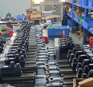 不锈钢电动直线致动器3000转/分速度动力齿轮箱旋转气缸结构直流电机永磁体 - Product Image 5