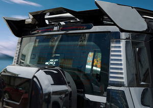 JETOUR T2車用ルーフウィングリアスポイラー固定翼改造リアウィングリアバンパー二重ABS高品質スポーツカー - Product Image 3