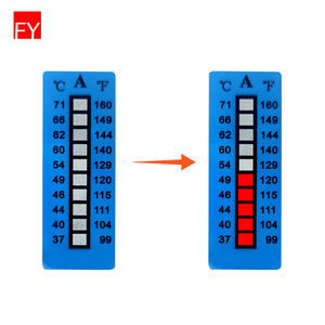 Etiquetas Termosensibles que Cambian de Color, Indicadores de Temperatura Irreversibles, Pegatinas de Papel para Bebés, Indicador de 60°C - Product Image 1