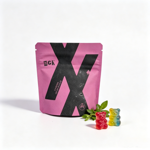 Custom Child Resistant Matte Stand Up <b>Pouch</b> Smell Proof Opaque Mylar Foil Bag OEM MOQ 500 - Product Image 2