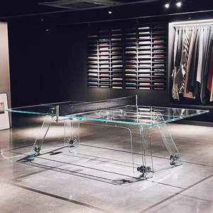 <span class=keywords><strong>Table</strong></span> de <span class=keywords><strong>ping</strong></span>-<span class=keywords><strong>pong</strong></span> 3-en-1 la plus vendue, <span class=keywords><strong>table</strong></span> de salle à manger, bureau, <span class=keywords><strong>table</strong></span> de <span class=keywords><strong>ping</strong></span>-<span class=keywords><strong>pong</strong></span> moderne, de haute qualité, durable, en verre trempé ultra clair - Product Image 1