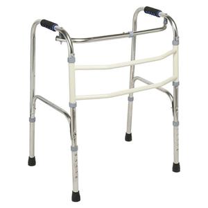 Stainless Steel <b>Walker</b> Foldable Four Legged Walking Aid For <b>Elderly</b> Rehabilitation Training - Product Image 2