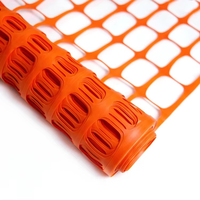 Filet de sécurité orange en plastique pour échafaudage, clôture de protection, barrière de signalisation