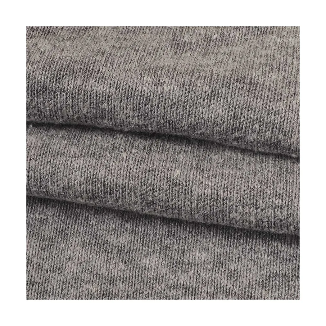 KF21C815 Wholesale Hemp Recycled Polyester Lyocell Blended Fleece Men's/Women's Hoodies Fabrics Price