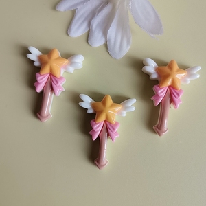 100 Piezas de Resina con Forma de Nubes de Dibujos Animados, Helados, Arcoíris, Varitas Mágicas, Figuras Planas, Cabujones para Scrapbooking, Accesorios de Bricolaje, Decoración y Manualidades - Product Image 3