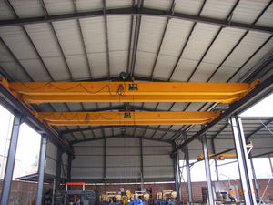 Single Girder EOT Crane with <b>Electric</b> <b>Wire</b> Rope Hoist for Manufacturing Plant Assembly Workshop and Warehouse Operations - Product Image 2