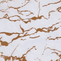 Film de transfert d'eau marbré bleu profond, résistant à la décoloration, forte adhérence pour revêtements de colonnes et panneaux muraux, options de vente en gros fiables