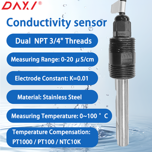Sensor de Conductividad en Línea de Tipo Industrial <span class=keywords><strong>para</strong></span> Contenedores de Agua <span class=keywords><strong>para</strong></span> Cultivo Hidropónico, Apto <span class=keywords><strong>para</strong></span> Aplicaciones Industriales - Product Image 2
