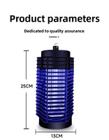 Pièges à insectes électriques, tue-moustiques, technologie à ondes lumineuses inductives, fonctionnement silencieux, protection IP33, usage domestique
