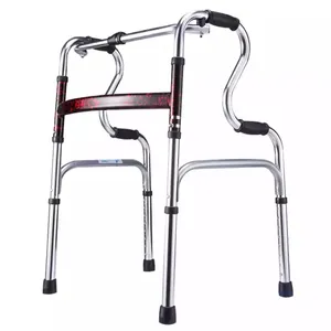 مخصص الطبية الألومنيوم الكبار تعطيل المسنين السن تستقيم ووكر Rollator طوي إطار أدوات مساعدة على المشي